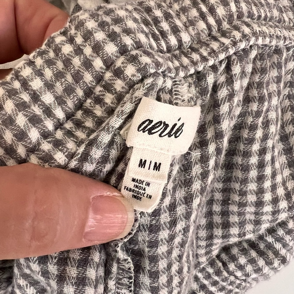Aerie Soft Gauze Pajama Joggers, Size Medium - Picture 4 of 9